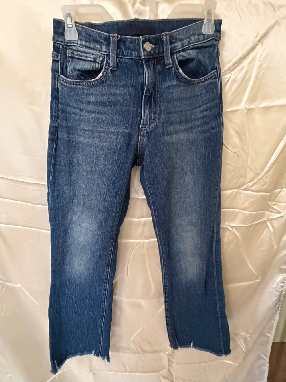 Joe’s Jeans The Callie High Rise Cropped Bootcut Jeans Womens 26 Prosper Raw Hem